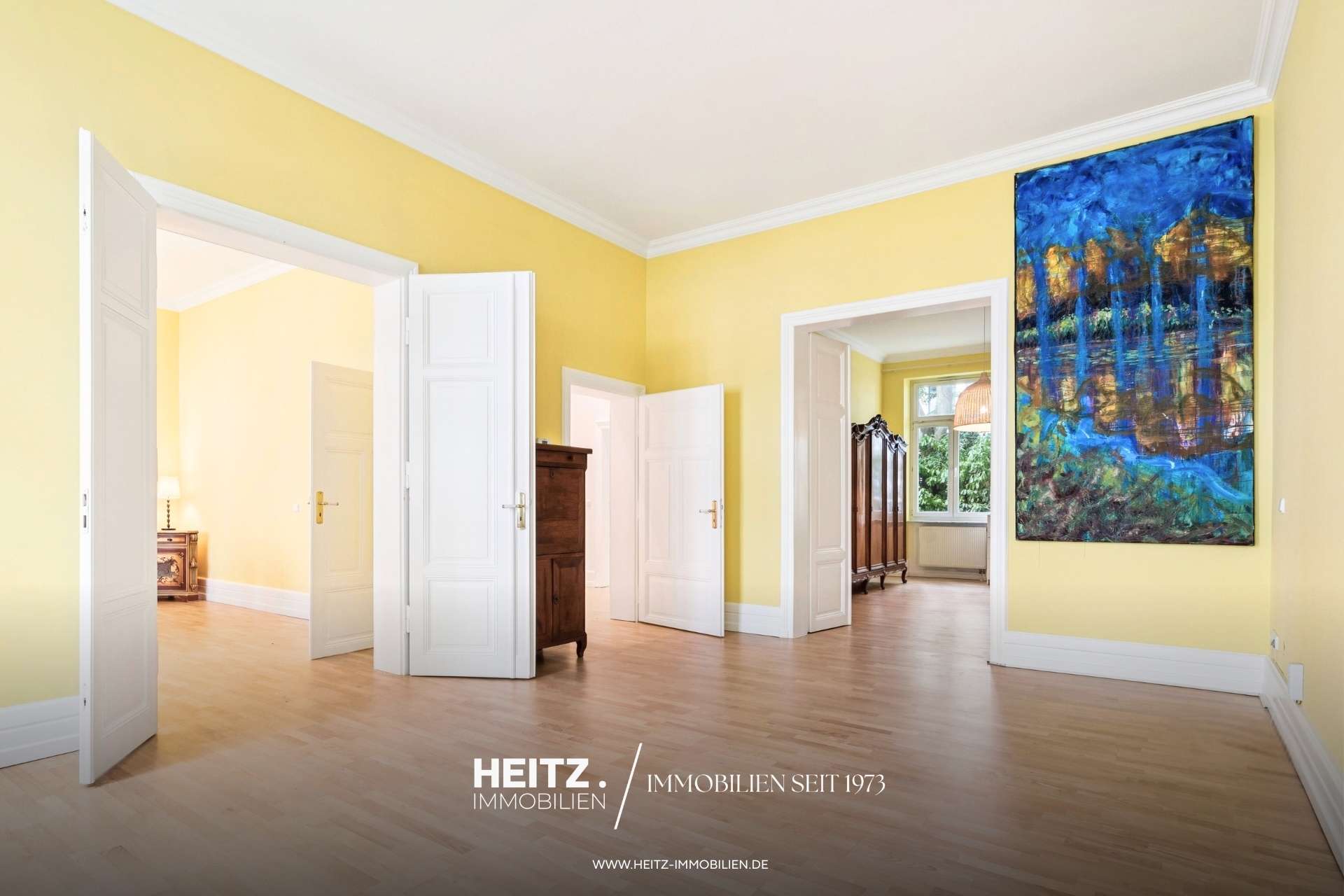 Exklusive 3-Zimmer-Altbauwohnung mit privatem Garten
